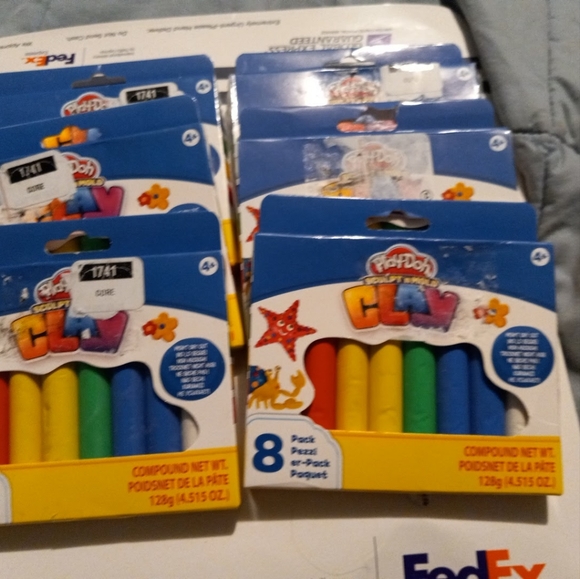 Play-Doh, Sculp'N Mold, 8 pack primary colors clay New unopened packages - Picture 7 of 8